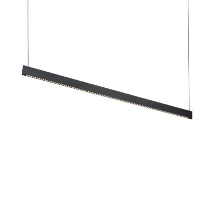 Пендел STEEL SLIM WIDE 1200mm 35W 3000K черен