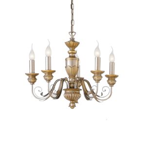 Полилей Ideal Lux Firenze sp5, E14, 5x40W, Ø55 см