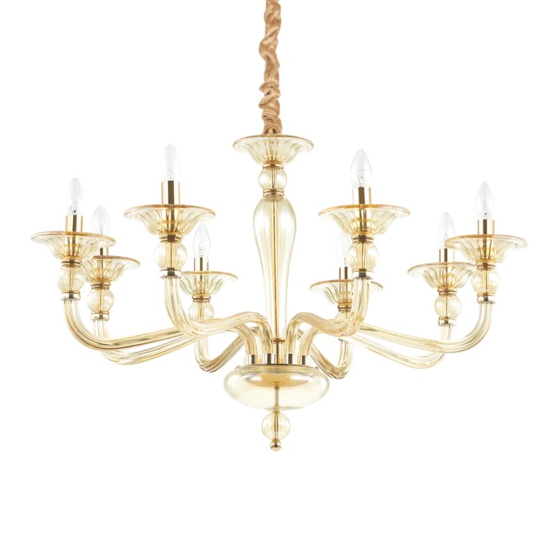 Полилей Ideal Lux Danieli sp8, 8x40W, E14, Ø85см - Снимка 1