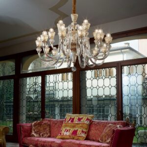 Полилей Ideal Lux Strauss sp18, 18x40W, E14, Ø85 см - Image 3