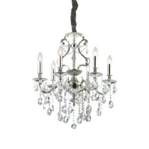 Полилей Ideal Lux Gioconda sp6, E14, 6x40W, Ø62см