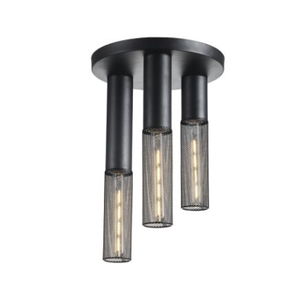 Плафон ACA-Lighting OD603C30BK, E27, 3x60W, димируем - Снимка 1
