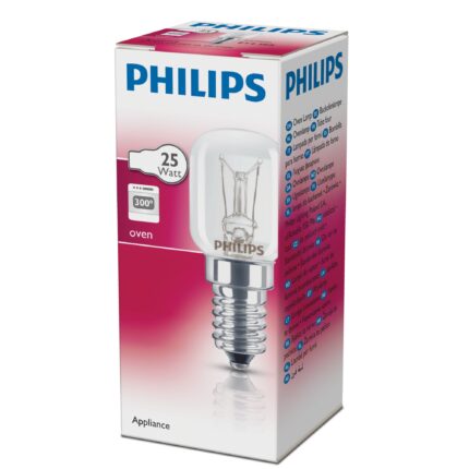 Халогенна крушка T25 E14 – Philips, 172 lm, 2700 K (топло бяло), 26 W, 220–240 V, стъкло, демируема - Image 2