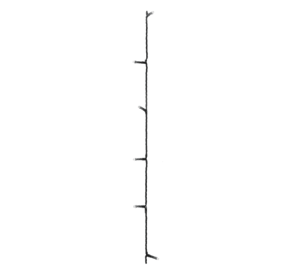LED СТРИНГ, ТОПЛО БЯЛ+СВЕТКАВИЦА, 100М - Снимка 3
