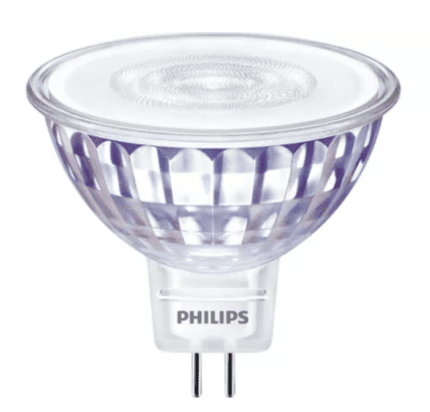 LED спот MR16 GU5.3 – Philips, 390 lm, 2700 K (топло бяло), екв. 50 W, ъгъл 36°, 12V