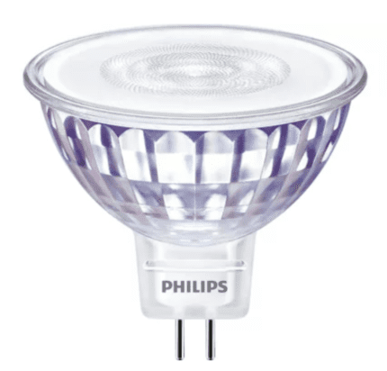 LED спот MR16 GU5.3 – Philips, 390 lm, 4000 K (неутрално бяло), екв. 50 W, ъгъл 36°, 12V