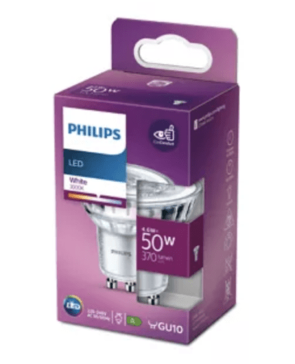 LED спот MR16 GU10 – Philips, 390 lm, 3000 K, екв. 50 W, ъгъл 36°, 220V - Image 2