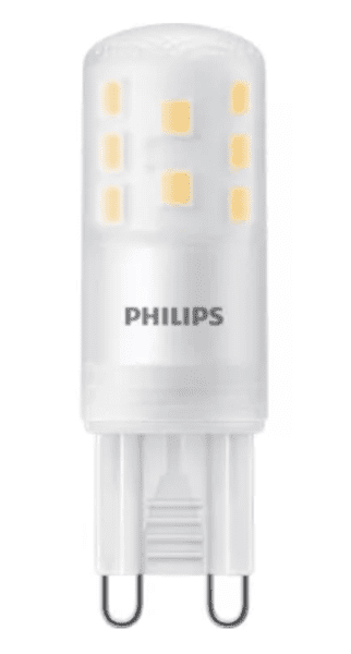 LED капсула G9 – Philips, 2700 K (топло бяло), екв. 40 W, ъгъл 320°, 220V