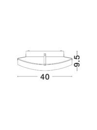 Плафон Nova-Luce E27 2x12W - 2