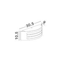 Аплик за стена Nova-Luce, 12W, E27 - 2