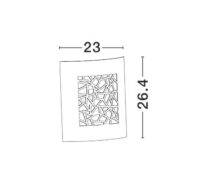 Външен аплик Nova-Luce E27 1x12W - 2