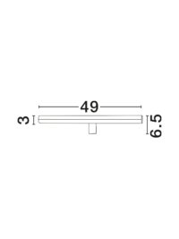 Аплик LED 12W Nova-Luce топла светлина 3000K - 3