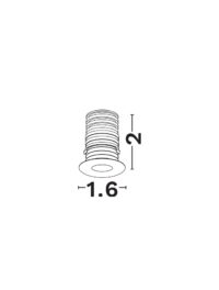 Луничка Nova-Luce LED 1W топла светлина 3000K - 3