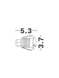 Външна лампа Nova-Luce LED 1W топла светлина за земя - 3