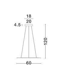 Полилей Nova-Luce LED 5.5W топла светлина 3000K - 4