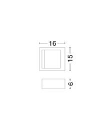 Аплик LED Nova-Luce 7W топла светлина 3000K - 3