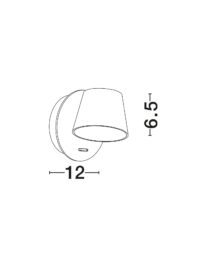 Аплик LED Nova-Luce 6W 3000K - 2