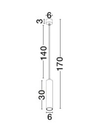 Пендел Nova-Luce GU10 1x50W - 3