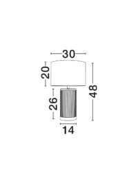Настолна лампа Nova-Luce E27 1x12W - 7