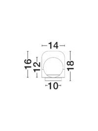 Настолна лампа Nova-Luce E14 до 5W - 9