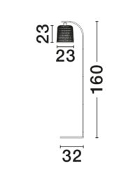 Лампион Nova-Luce E27 1x12W - 9