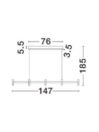 Полилей Nova-Luce LED 21W топла светлина - 7