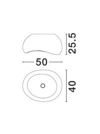 Плафон Nova-Luce E27 1x12W - 6