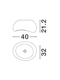 Плафон Nova-Luce E27 12W - 8