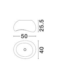 Плафон Nova-Luce E27 12W - 7