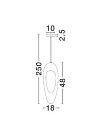 Пендел Nova-Luce G9 1x5W - 7
