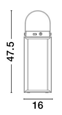 Настолна лампа Nova-Luce LED 2W топла светлина - 18