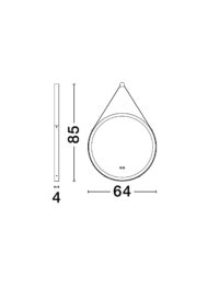 Аплик Nova-Luce LED 29W топла светлина 3000K - 7