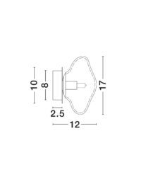 Аплик Nova-Luce G9 1x5W - 5