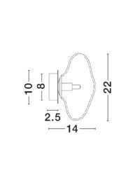 Аплик Nova-Luce G9 1x5W - 5