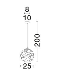 Пендел Nova-Luce E27 12W - 9