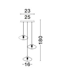 Полилей Nova-Luce G9 3x5W - 8