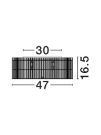 Плафон Nova-Luce 6x5W за открит монтаж - 5