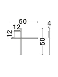 Аплик Nova-Luce LED 15W, топла светлина, 2700K - 10