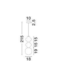 Пендел Nova-Luce E14 до 5W - 6