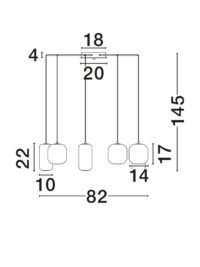 Полилей Nova-Luce LED 3.6W топла светлина - 6