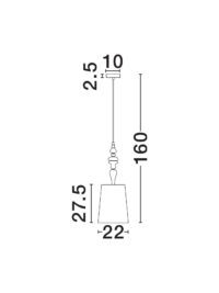 Пендел Nova-Luce E27 12W - 7