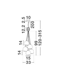 Полилей Nova-Luce E14, 6x5W - 6