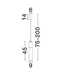 Пендел Nova-Luce LED 3W, топла светлина 3000K - 7