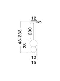 Пендел Nova-Luce LED 4W 3000K топла светлина - 4