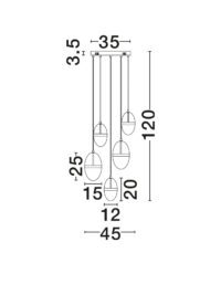 Полилей Nova-Luce LED 59W - 8