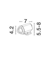 Спот лампа Nova-Luce LED 3W топла светлина 3000K - 3