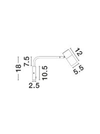 Аплик Nova-Luce GU10 10W - 8