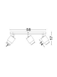 Плафон Nova-Luce GU10 3x10W - 7