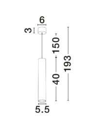 Пендел Nova-Luce 1x10W GU10 - 7