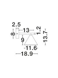 Аплик Nova-Luce GU10 10W - 7